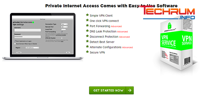 Phần mềm vnp tốt nhất Private internet access
