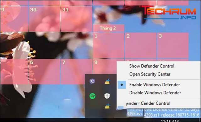 tắt window defender trong win 10 bằng phần mềm