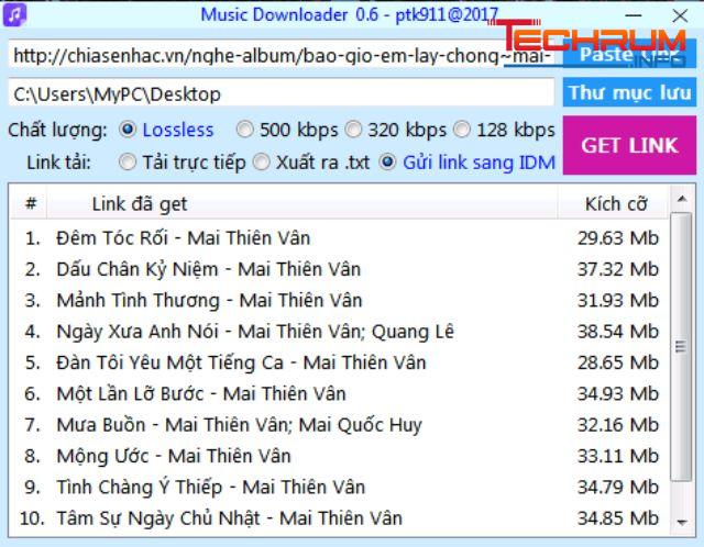 Tải nhạc bằng phần mềm Music-Video Downloader 4.3-2
