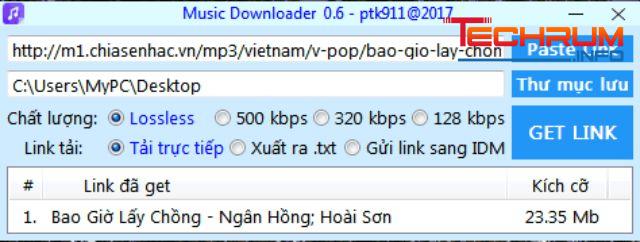 Tải nhạc bằng phần mềm Music-Video Downloader 4.3-1