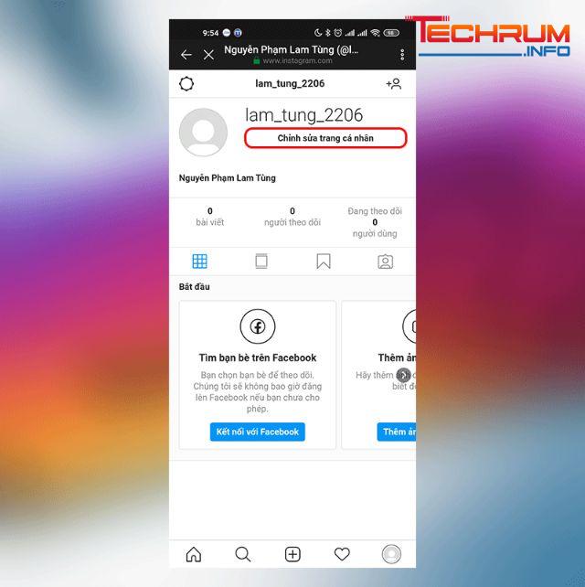 vô hiệu hóa Instagram trên điện thoại bước 3