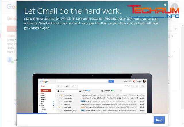 Cách mở tài khoản Gmail bước 2