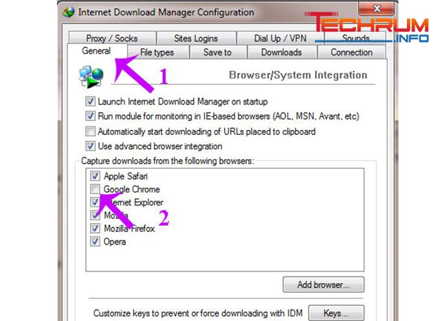 cách tắt idm tự download