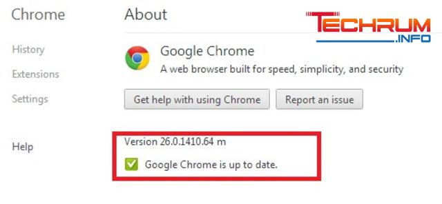 Cập nhật phiên bản Google Chrome mới nhất