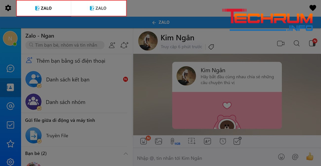 Đăng nhập 2 tài khoản Zalo bằng All-in-One Messenger