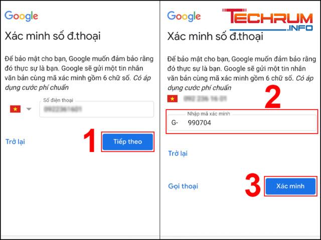 Tạo Gmail trên iPhone bước 2