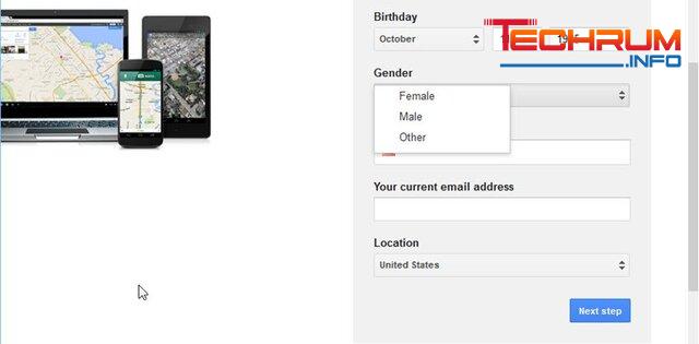 Cách tạo tài khoản Gmail trên máy tính bước 8