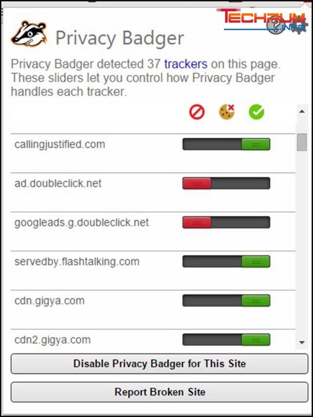 Phần mềm chặn quảng cáo Privacy Badger