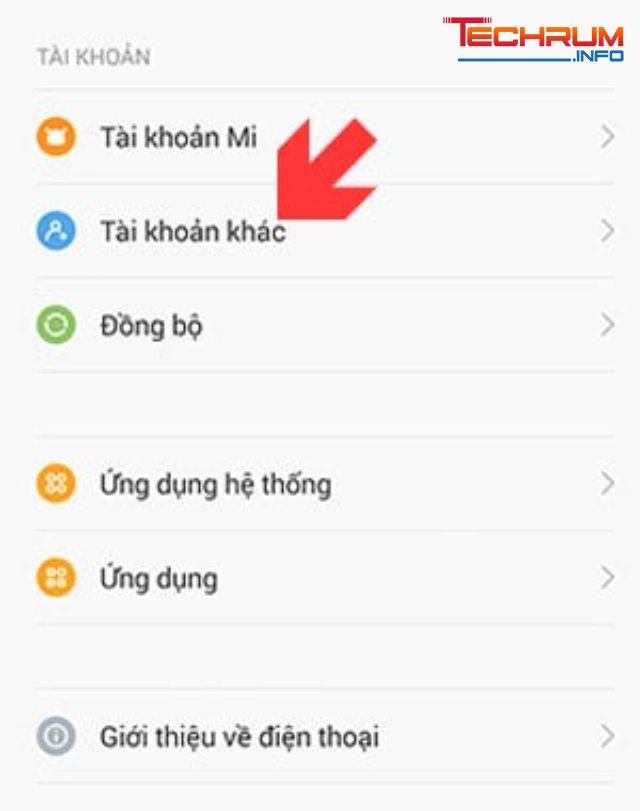 Cách thêm tài khoản Google trên thiết bị Android bước 1-2