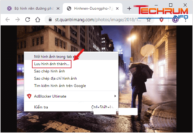 Cách lưu ảnh về máy trên Chrome 6