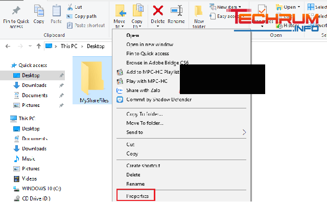 Cách share tài liệu qua mạng LAN bằng File Explorer 6