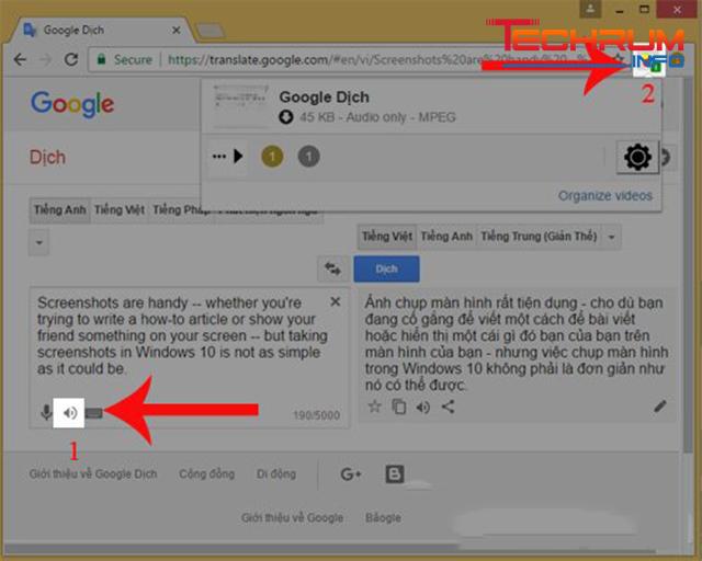 Cách tải âm thanh từ google dịch bằng Video DownloadHelper 1