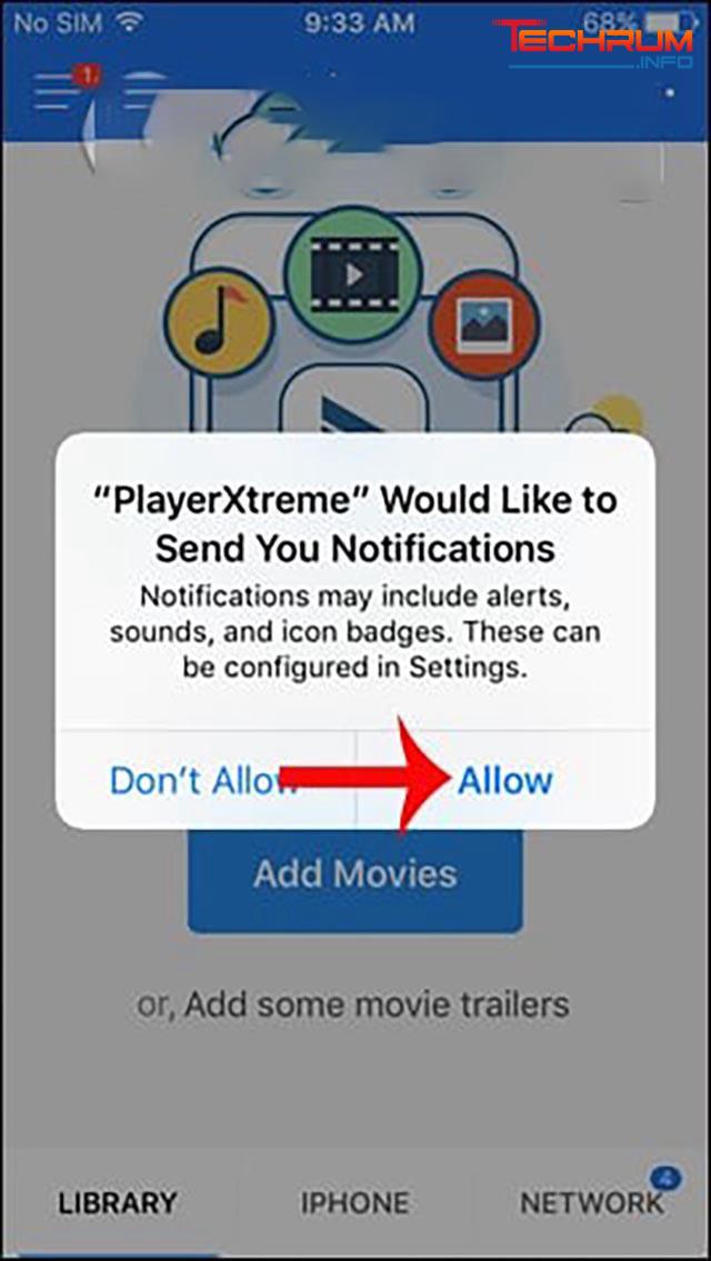 ách tải video YouTube về iPhone bằng PlayerXtreme Media Player bước 1