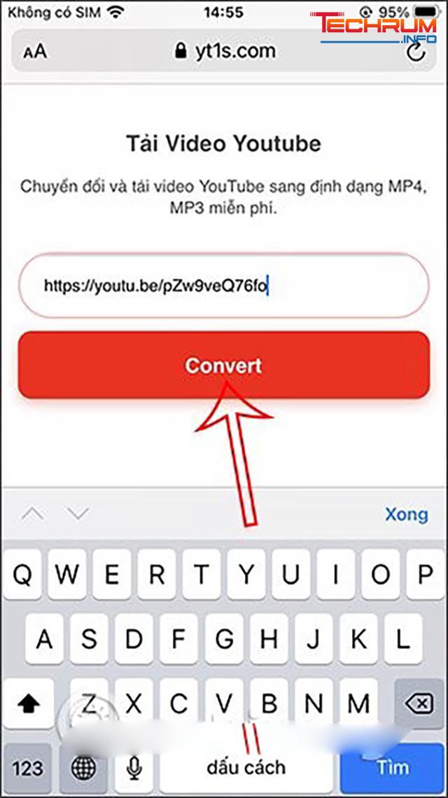 Cách tải video Youtube về iPhone bằng yt1s.com 1