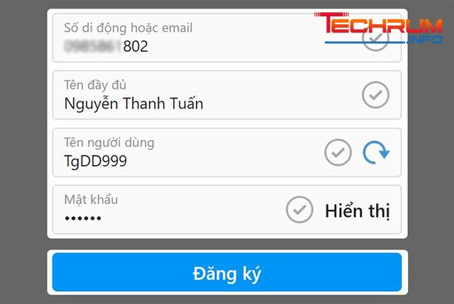 Cách tạo tài khoản Instagram trên máy tính 1