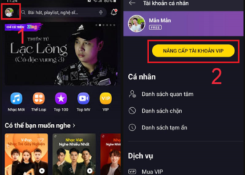 Cách tạo tài khoản Zing VIP trên điện thoại bước 1