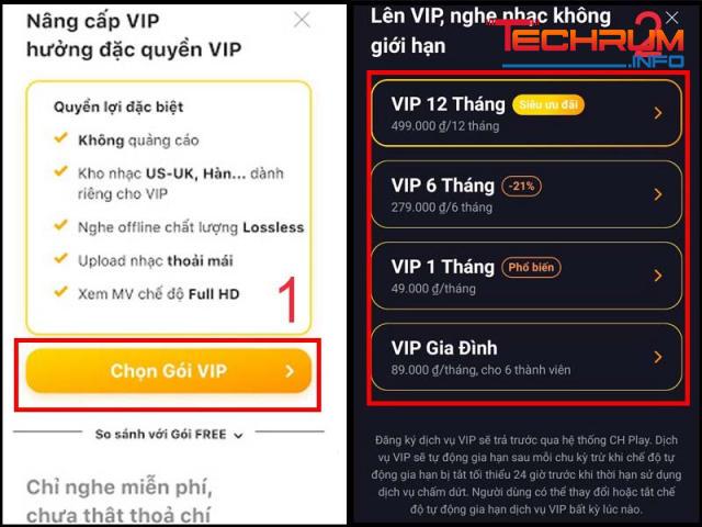 Cách tạo tài khoản Zing VIP trên điện thoại bước 2