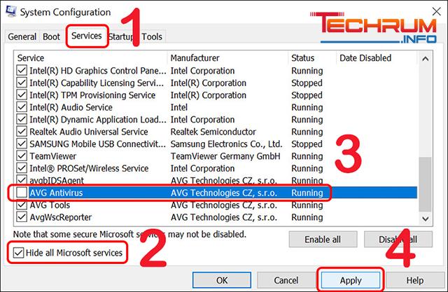 Tắt chương trình khởi động cùng Windows bằng msconfig bước 2