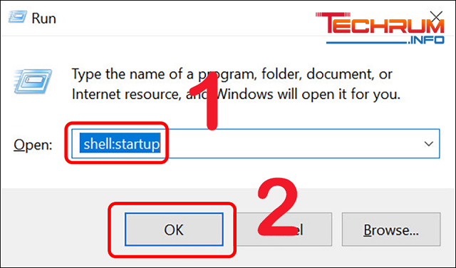 Tắt phần mềm khởi động cùng Windows từ thư mục Startup bước 1