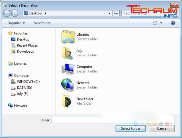 Cách thay đổi đường dẫn download trên windows 7-21