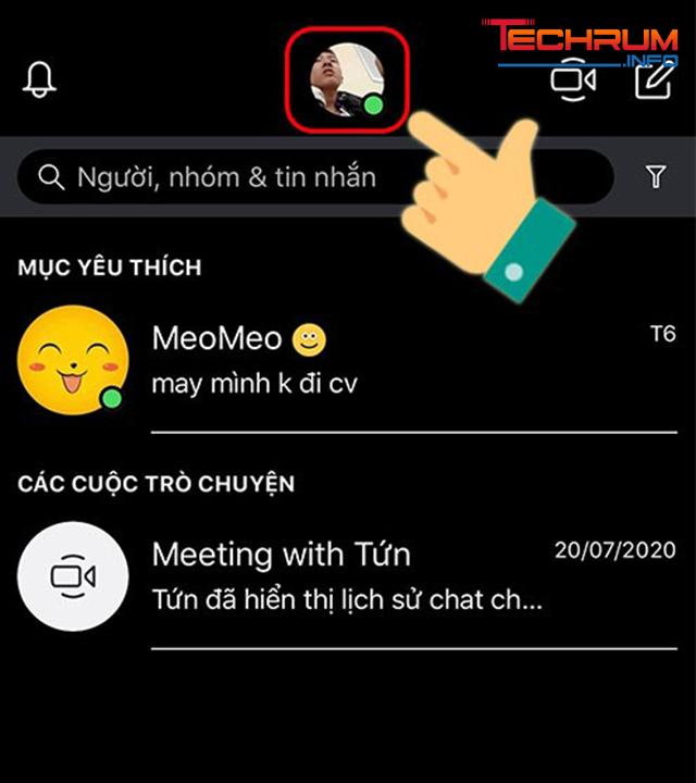 Cách xóa tài khoản Skype vĩnh viễn trên điện thoại bước 1