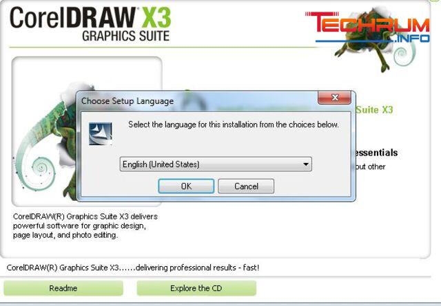 cài đặt CorelDRAW X3 bước 3