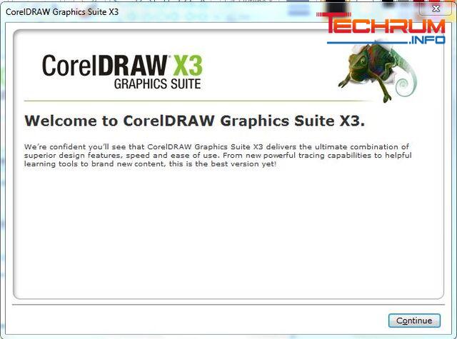 cài đặt CorelDRAW X3 bước 4