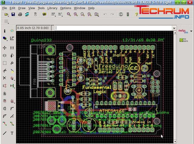 Phần mềm vẽ mạch điện PCB123