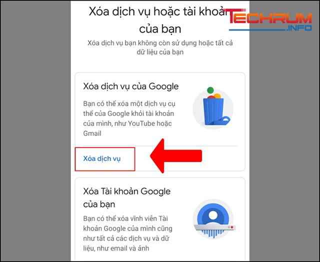 Cách xóa tài khoản Gmail vĩnh viễn trên điện thoại 3