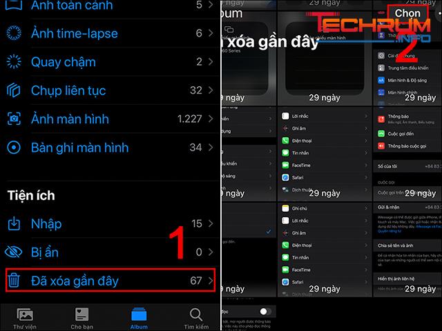 Cách khôi phục file đã xóa trên iPhone