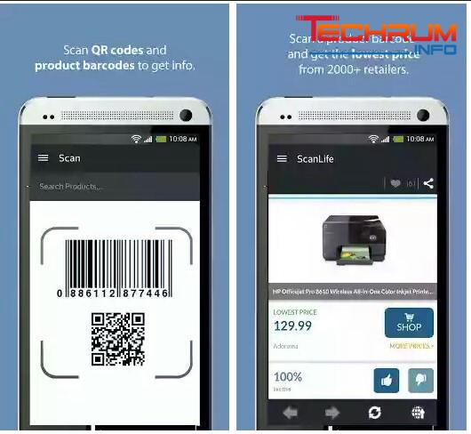 Phần mềm ScanLife Barcode & QR Reader