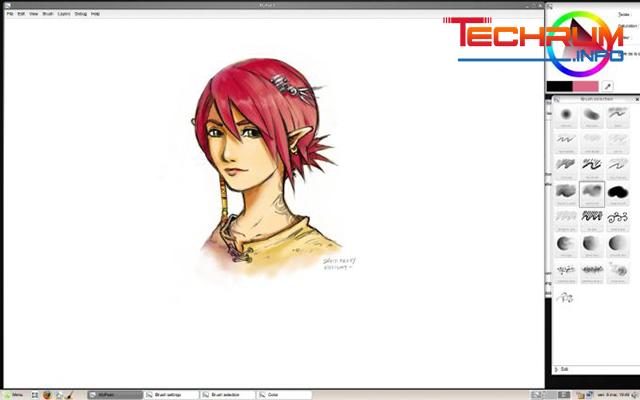 Phần mềm vẽ anime MyPaint 