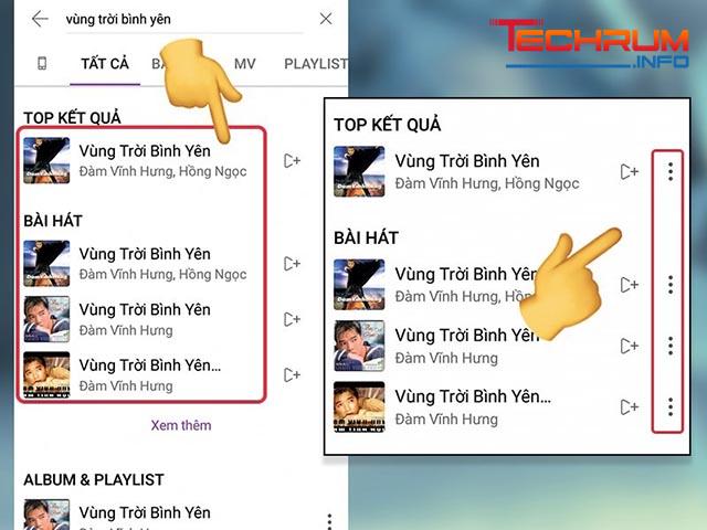 Tải nhạc từ Zing MP3 về điện thoại bước 3