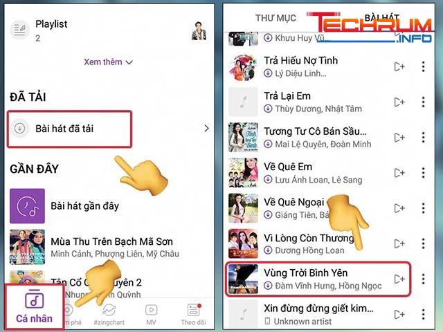 Tải nhạc từ Zing MP3 về điện thoại bước 5