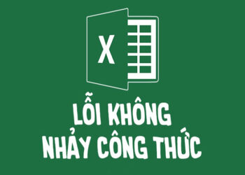 Tại sao công thức trong Excel không nhảy