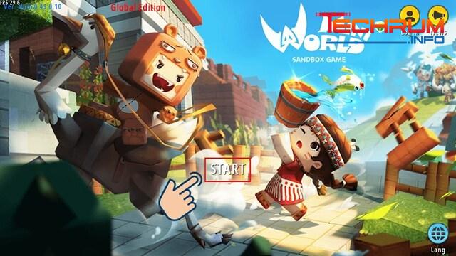 Tạo tài khoản Mini World bước 1