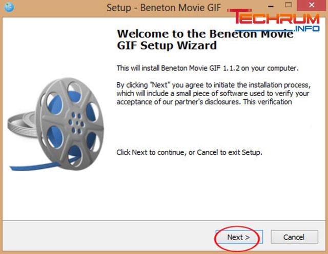 Hướng dẫn cài đặt phần mềm Beneton Movie Gif - 3