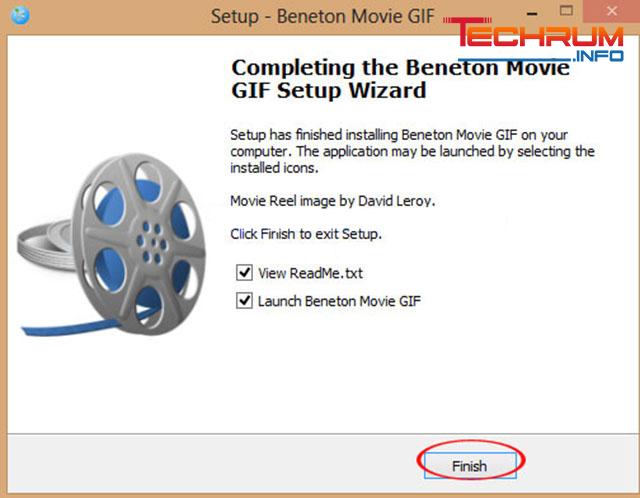 Hướng dẫn cài đặt phần mềm Beneton Movie Gif - 8