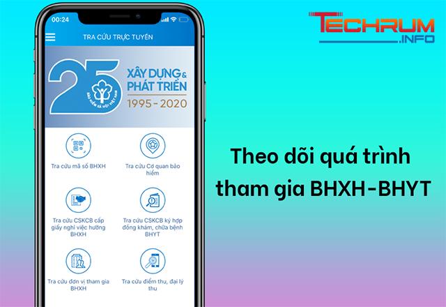 Theo dõi lịch sử của quá trình tham gia BHXH