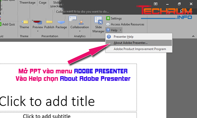 Cách cài đặt Adobe Presenter 10 -11