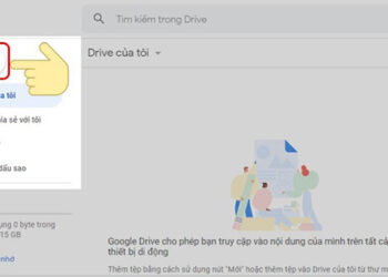 Cách tải dữ liệu lên Google Drive trên máy tính 1