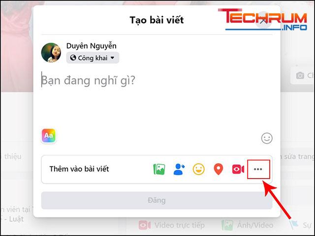 Cách tải GIF lên Facebook bằng máy tính 1