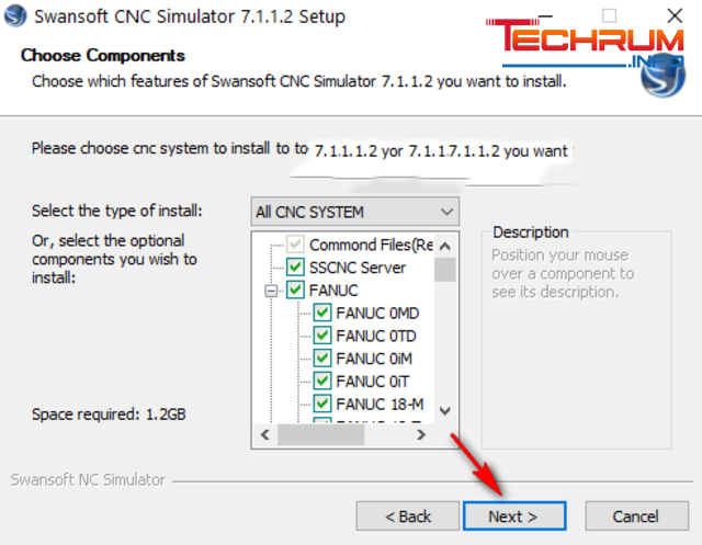 Cài đặt phần mềm SSCNC bước 5