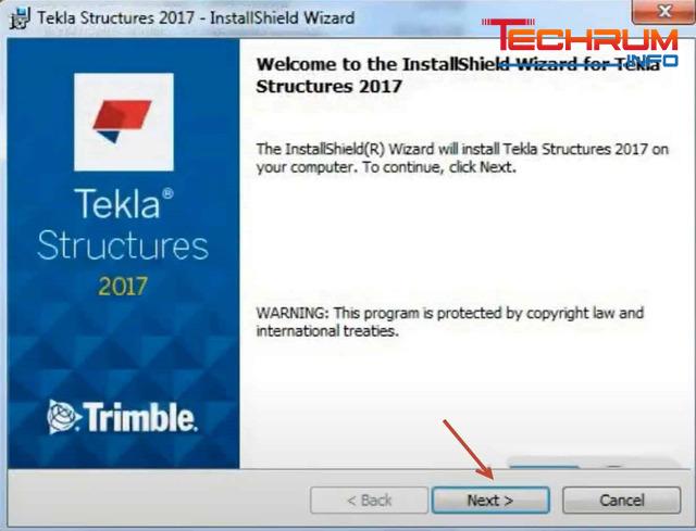 cài đặt Trimble Tekla Structures bước 3