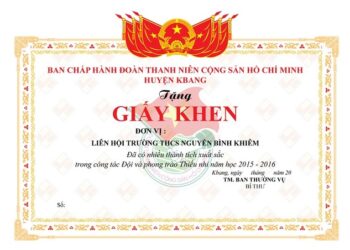 Chất liệu in ấn giấy khen
