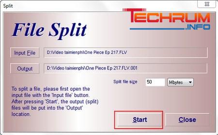 Chia  tách File Bằng HJSplit 2