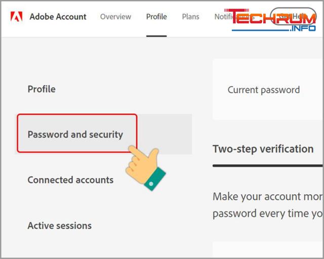 Chỉnh sửa hồ sơ tài khoản tài khoản Adobe 11