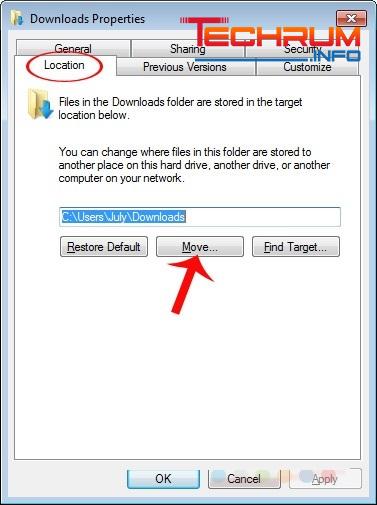 Đổi thư mục lưu trữ file Download 4