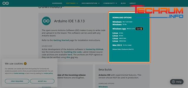 Download phần mềm Arduino 2