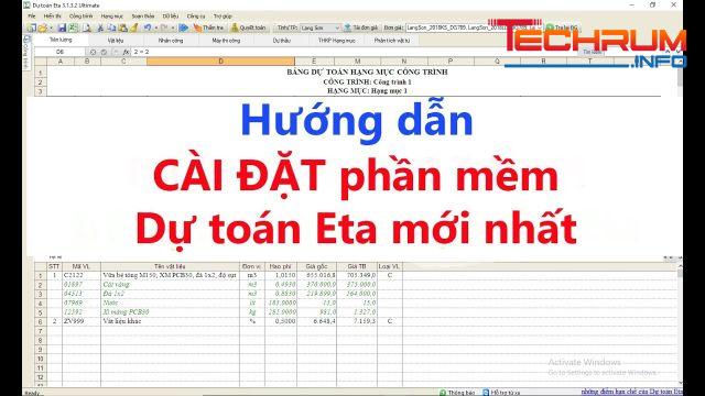 tải phần mềm dự toán eta 2